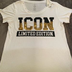 Ashley Stewart New with tag Icon Sequin Shirt